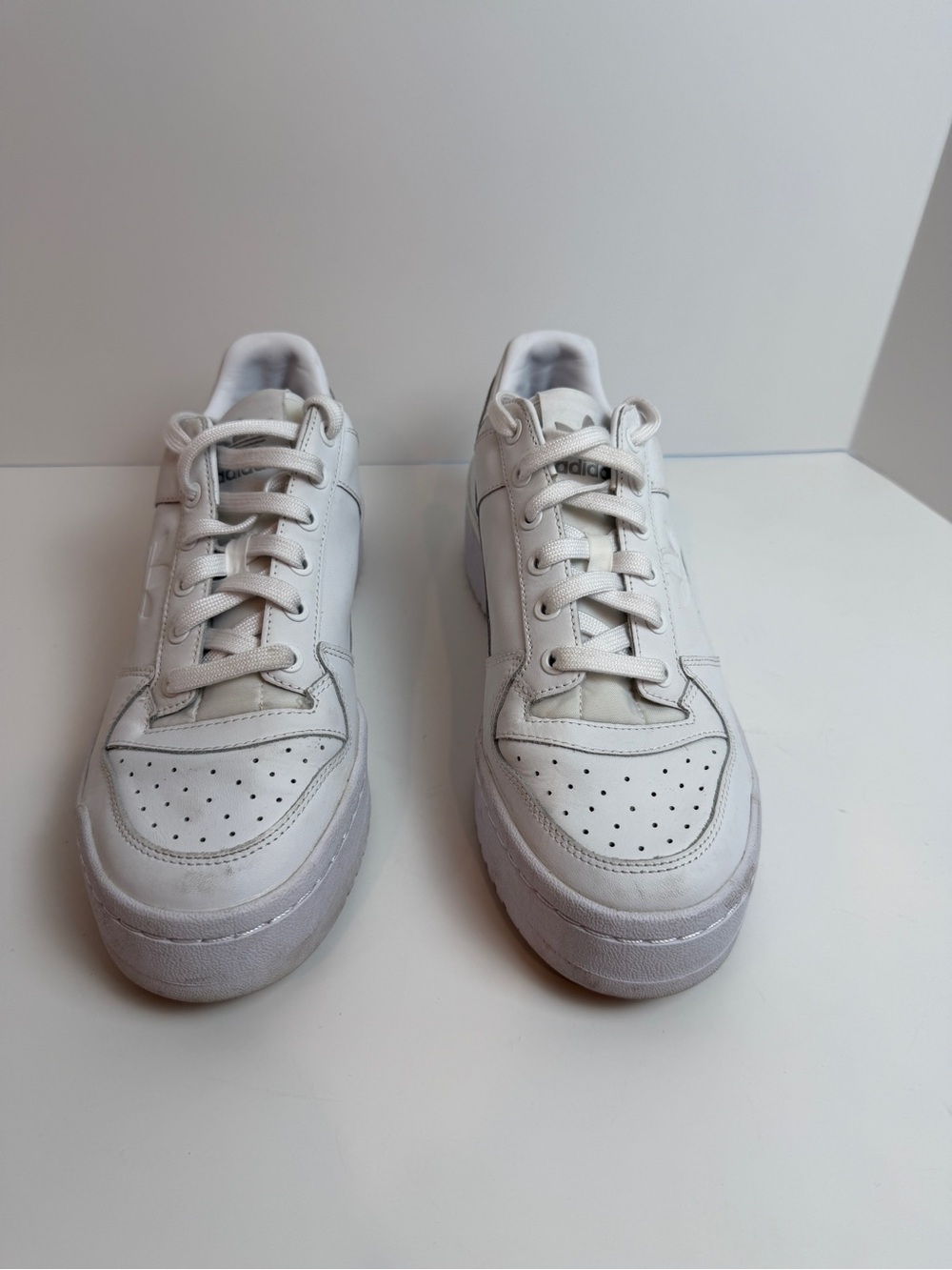 Adidas Forum Low Triple White Womens Size 9 Chunky - Picture 7 of 11